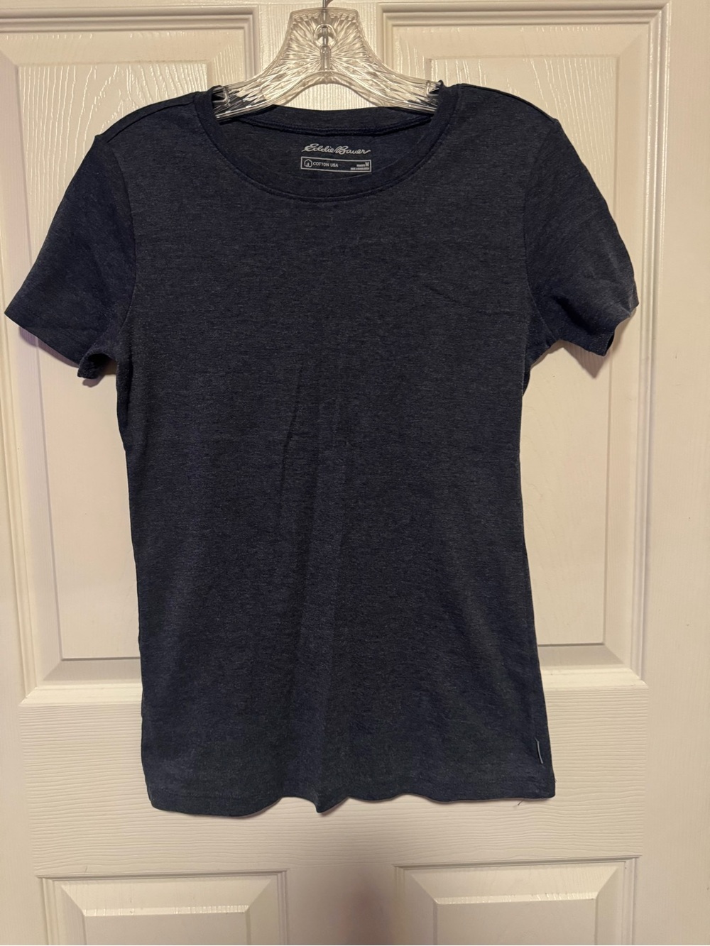 Eddie Bauer Women’s Short Sleeve Crew Tee - Dark Heather Charcoal